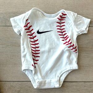 Baseball baby onsies